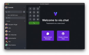 Telefonie und Team-Chat in einer App