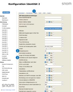Snom Identiät 2 CTI