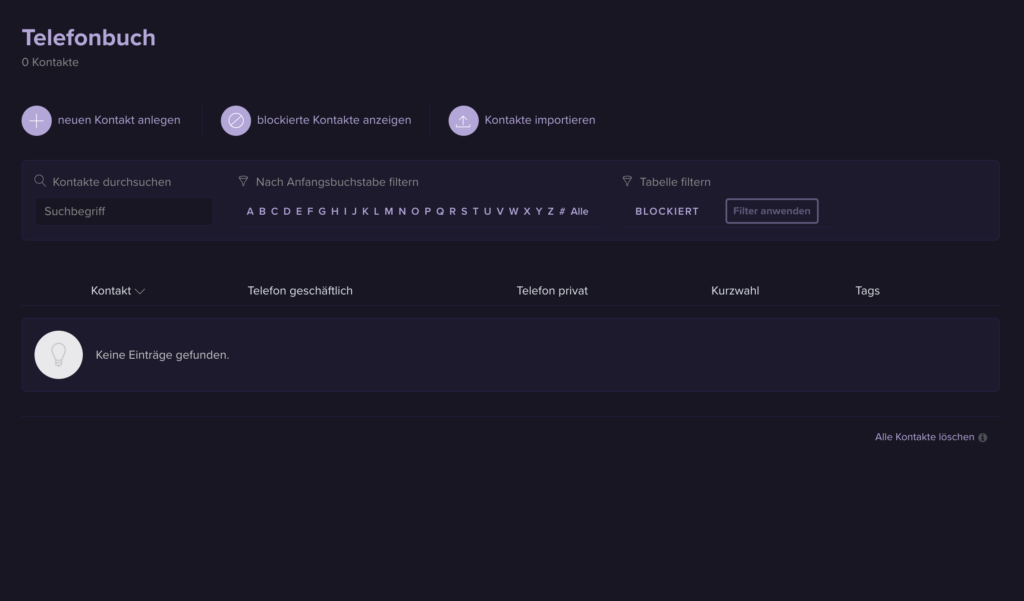 vio:business Kontakte